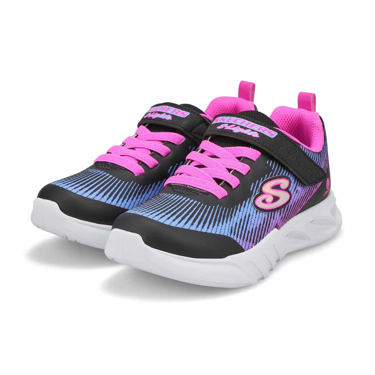 Skechers Girls Flicker Flash Light Up Sneaker