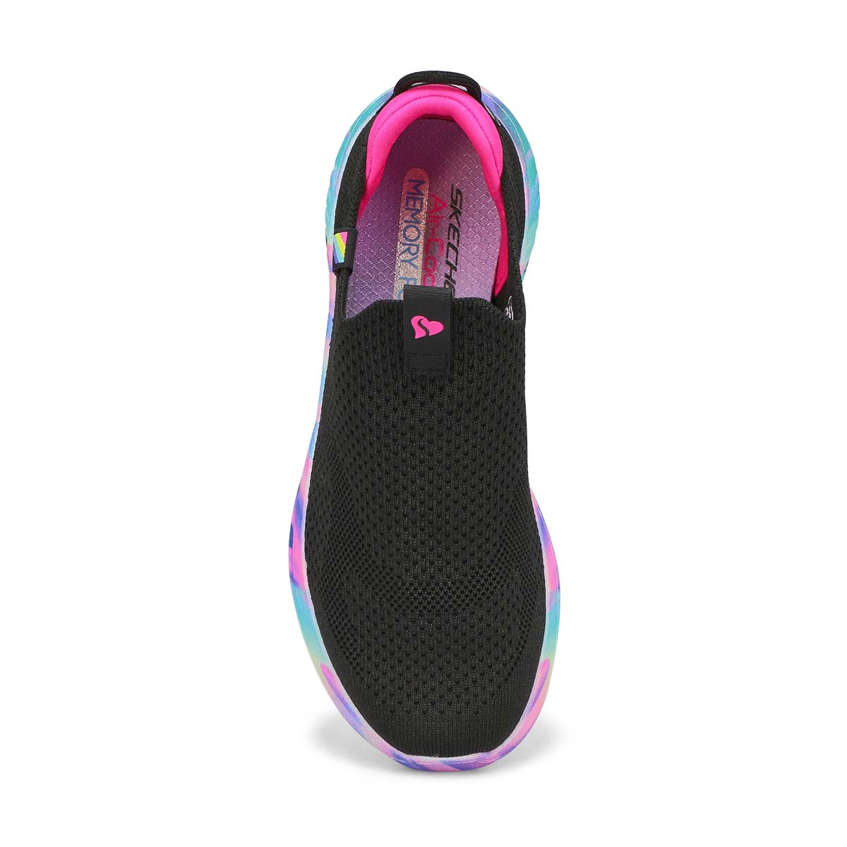 Girls'  Ultra Flex 3.0 Blissful Bay Sneaker - Black/Multi