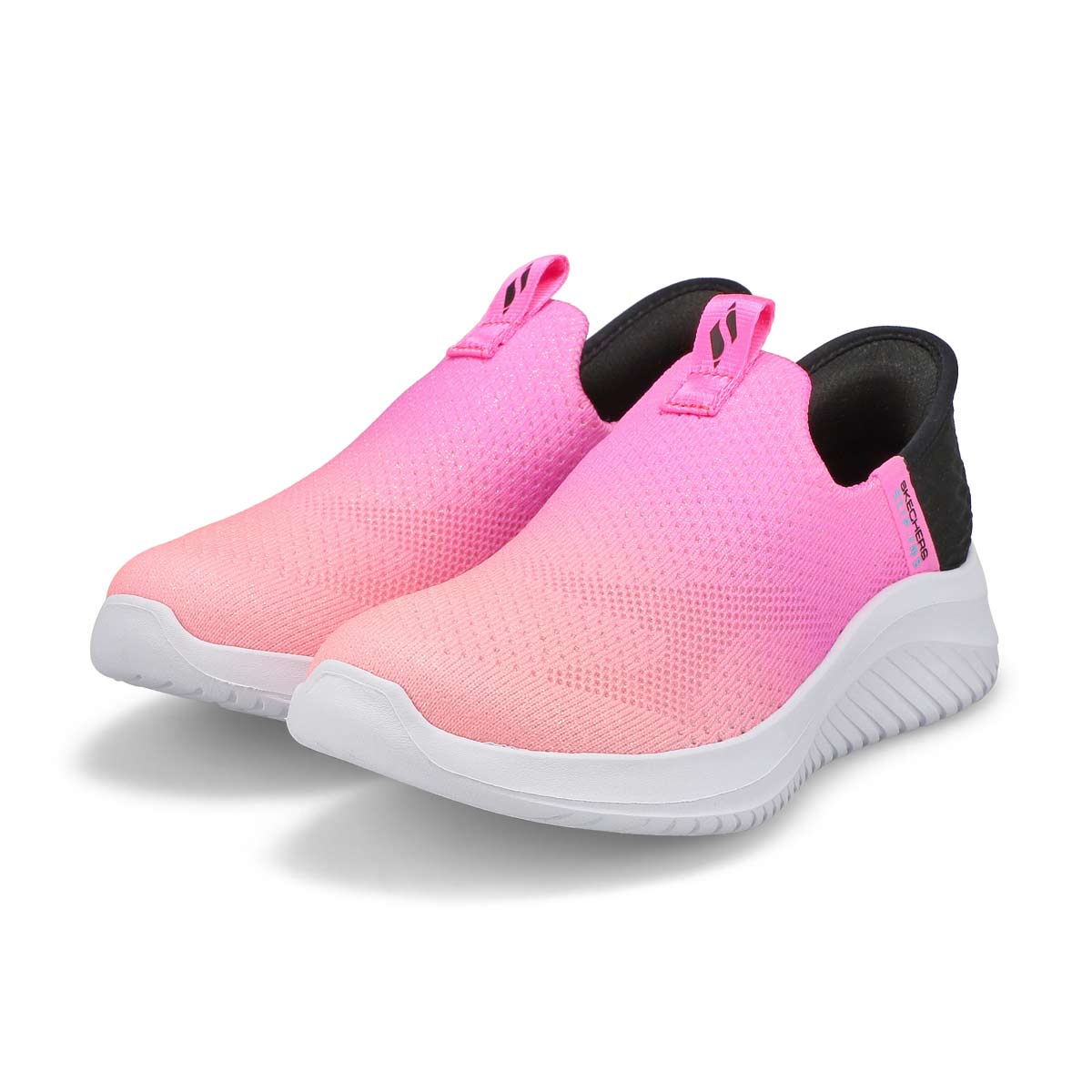 Girls'  Ultra Flex 3.0 Slip-Ins Sneaker - Pink/Black