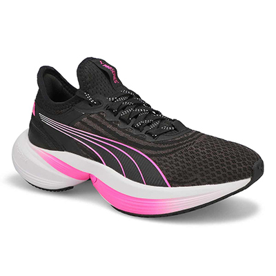 Lds Conduct Pro Sneaker - Black/Pink/Silver