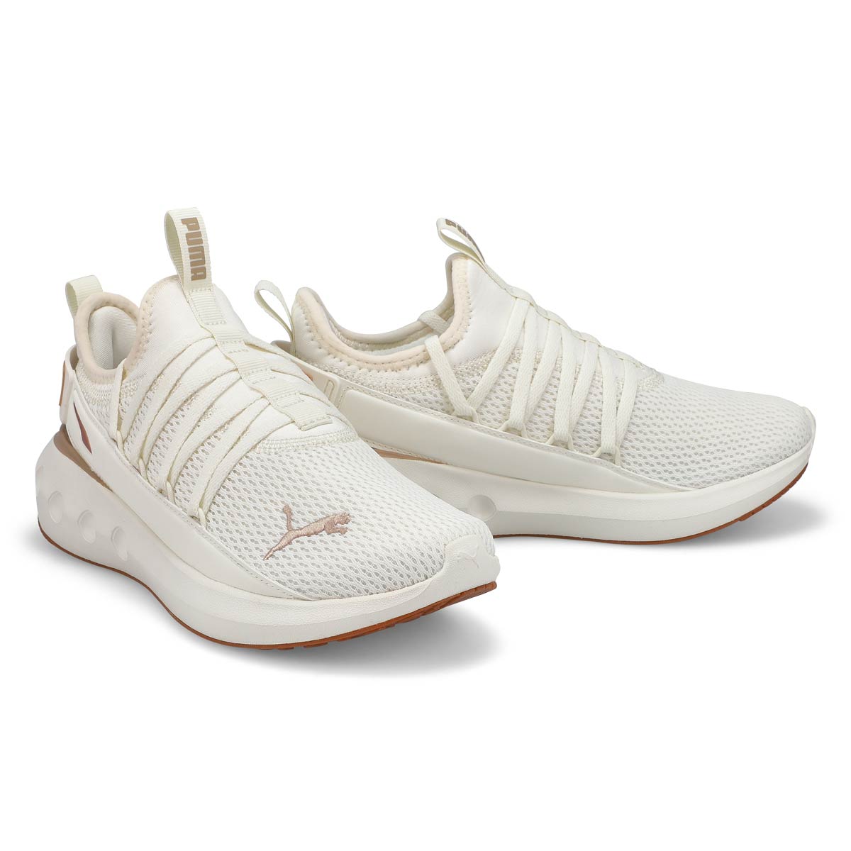 Women's Softride Carson Fresh Lace Up Sneaker - Warm White/Gold