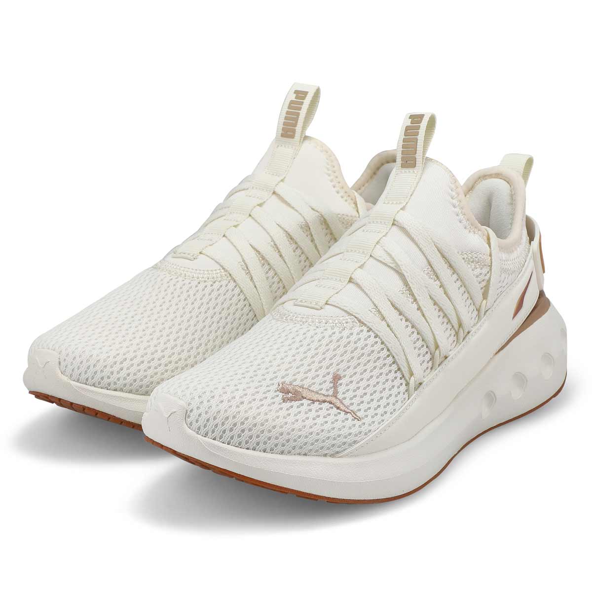 Women's Softride Carson Fresh Lace Up Sneaker - Warm White/Gold