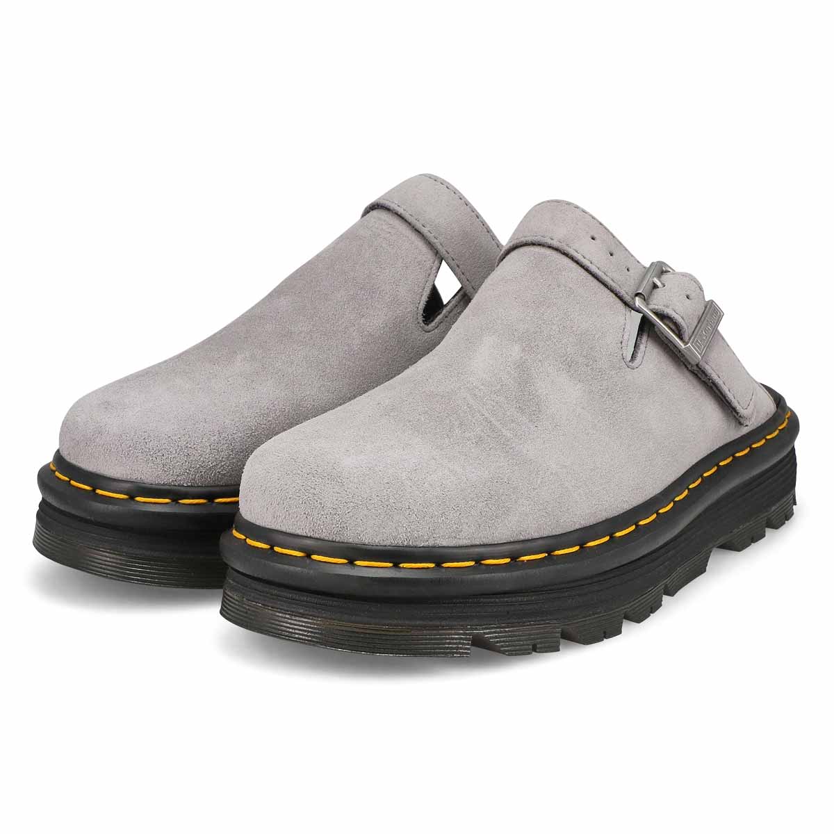 Unisex Zebzag Mule Suede Casual Clog - Ultimate Grey