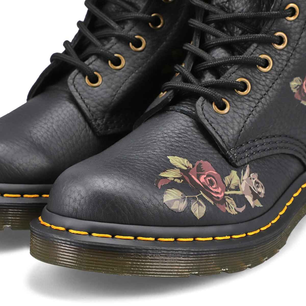 Women's 1460 Nappa 8-Eye Combat Boot - Decayed Roses