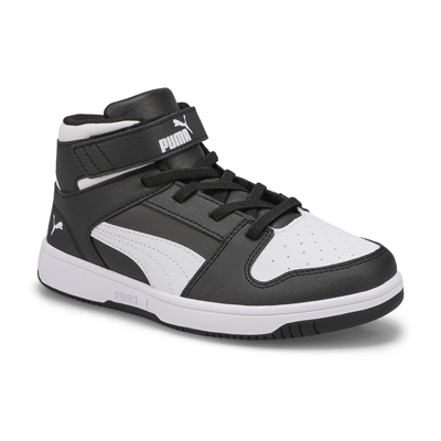 Kds Rebound Layup SL V PS High Top Sneaker - Black/White