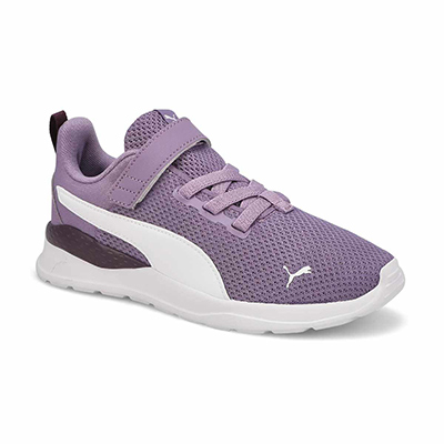 Kds Anzarun Lite AC PS Sneaker - Pale Plum/White/Midnight Plum