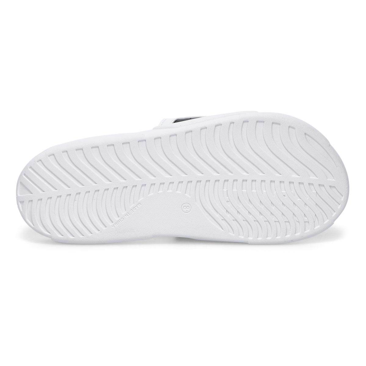 Mens' Royal Cat Slide Sandal - White/Black