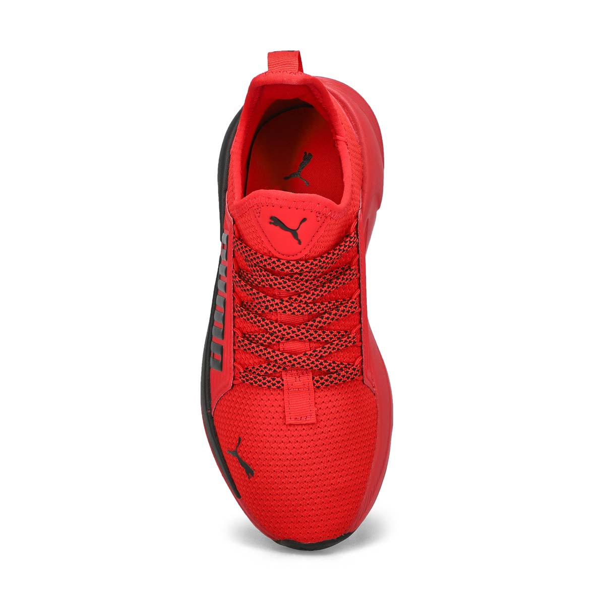 Kids' Softride Premier Jr Sneaker- Black/Red