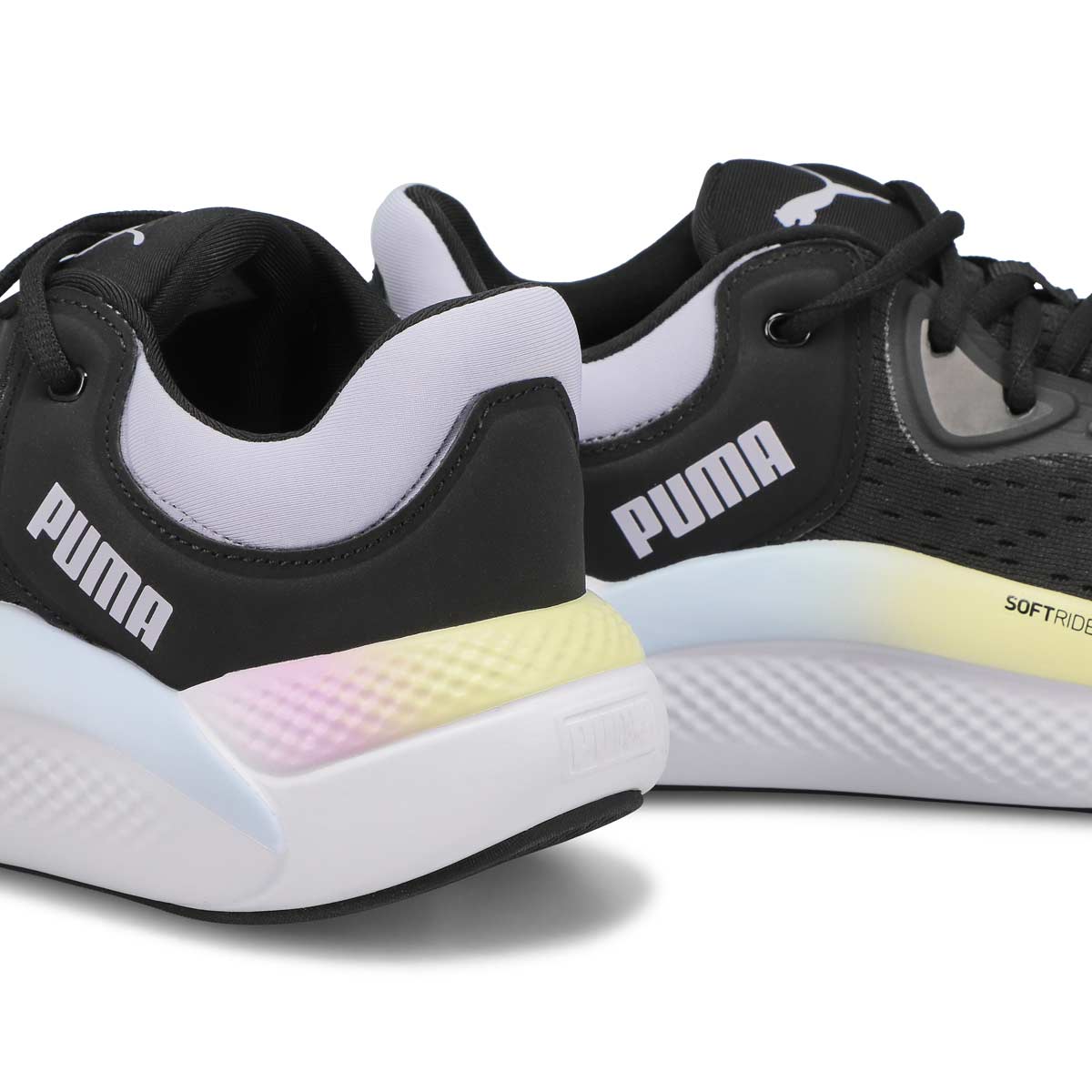 Women's Softride Pro Nova Shine Sneaker - Black/Lavender/White