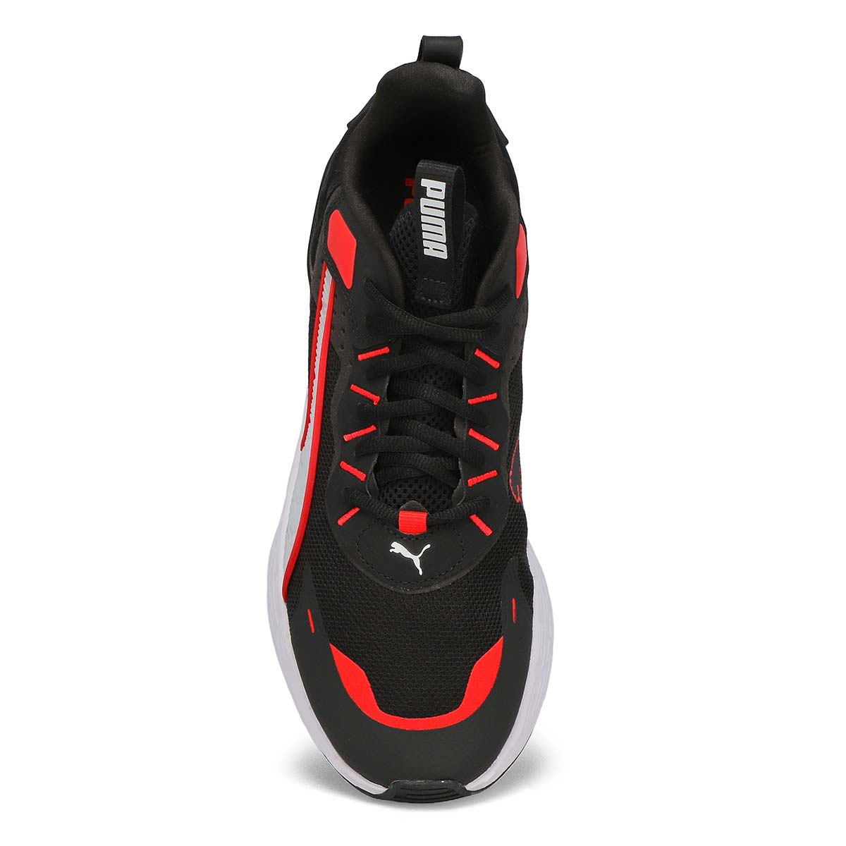 Men's Softride Sway Mesh Sneaker - Black/White/Red