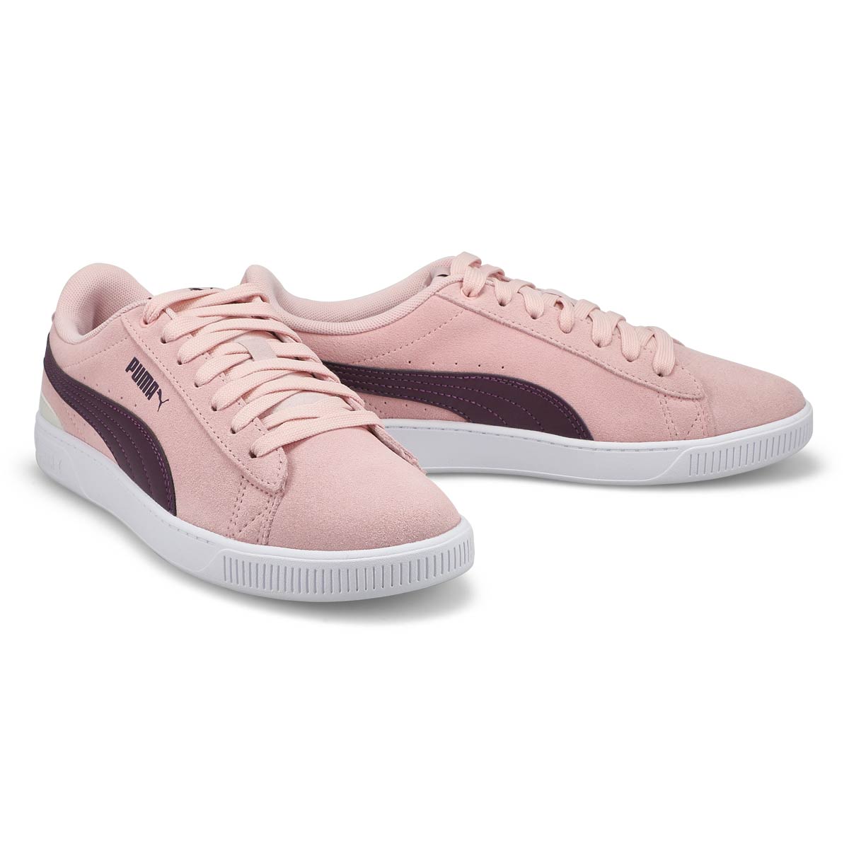 Women's  Vikky 3.0 Lace Up Sneaker - Mauve Mist/Plum/White