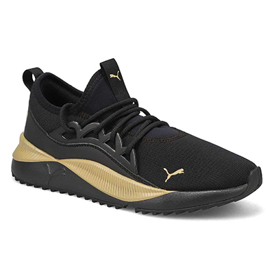 Lds Pacer Future Allure Sneaker - Black/Gold