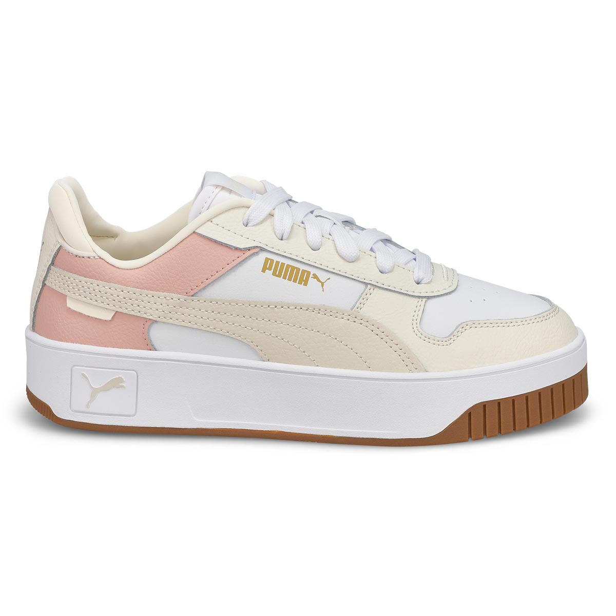 Women's Carina Street Lace Up Sneaker - White/Pink