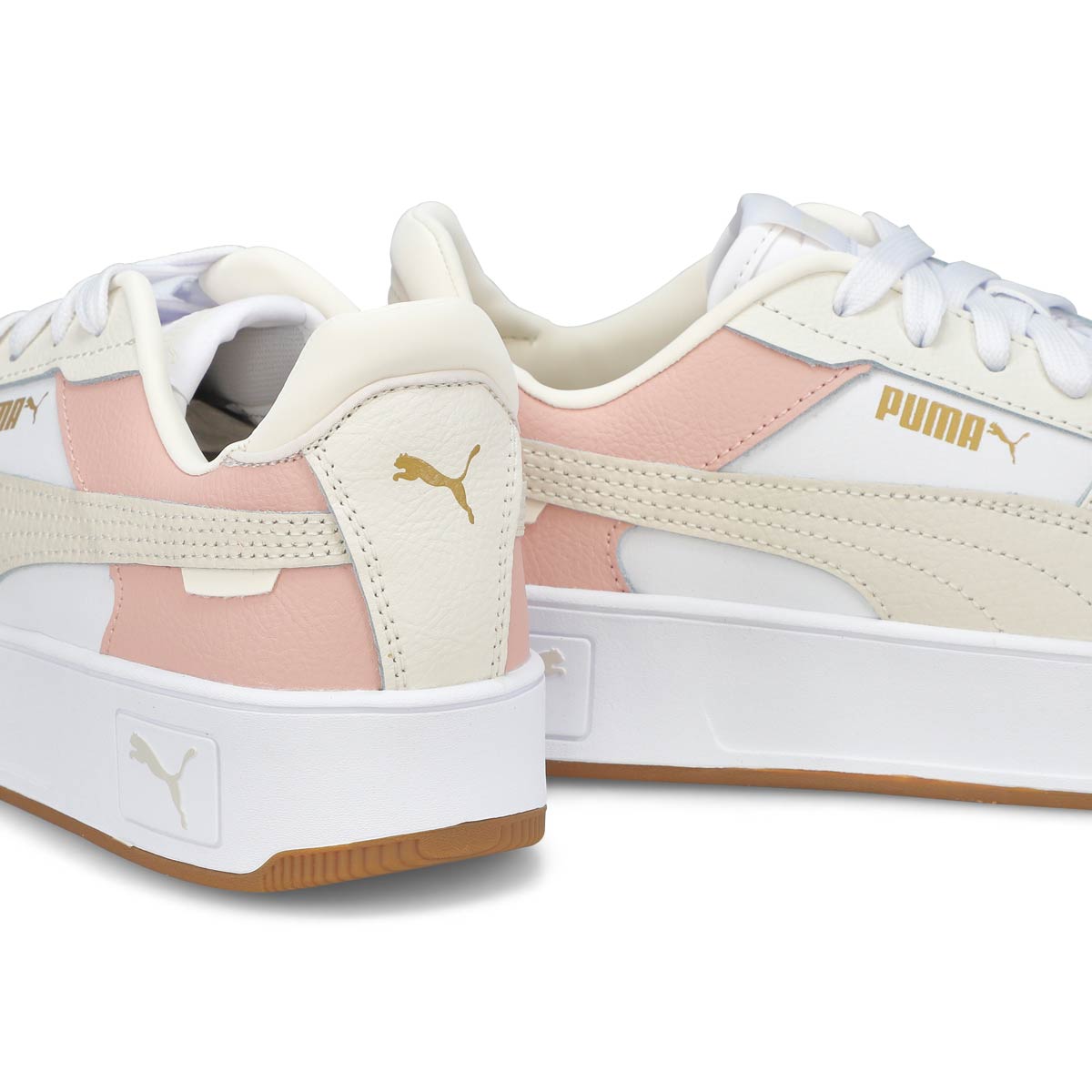 Women's Carina Street Lace Up Sneaker - White/Pink