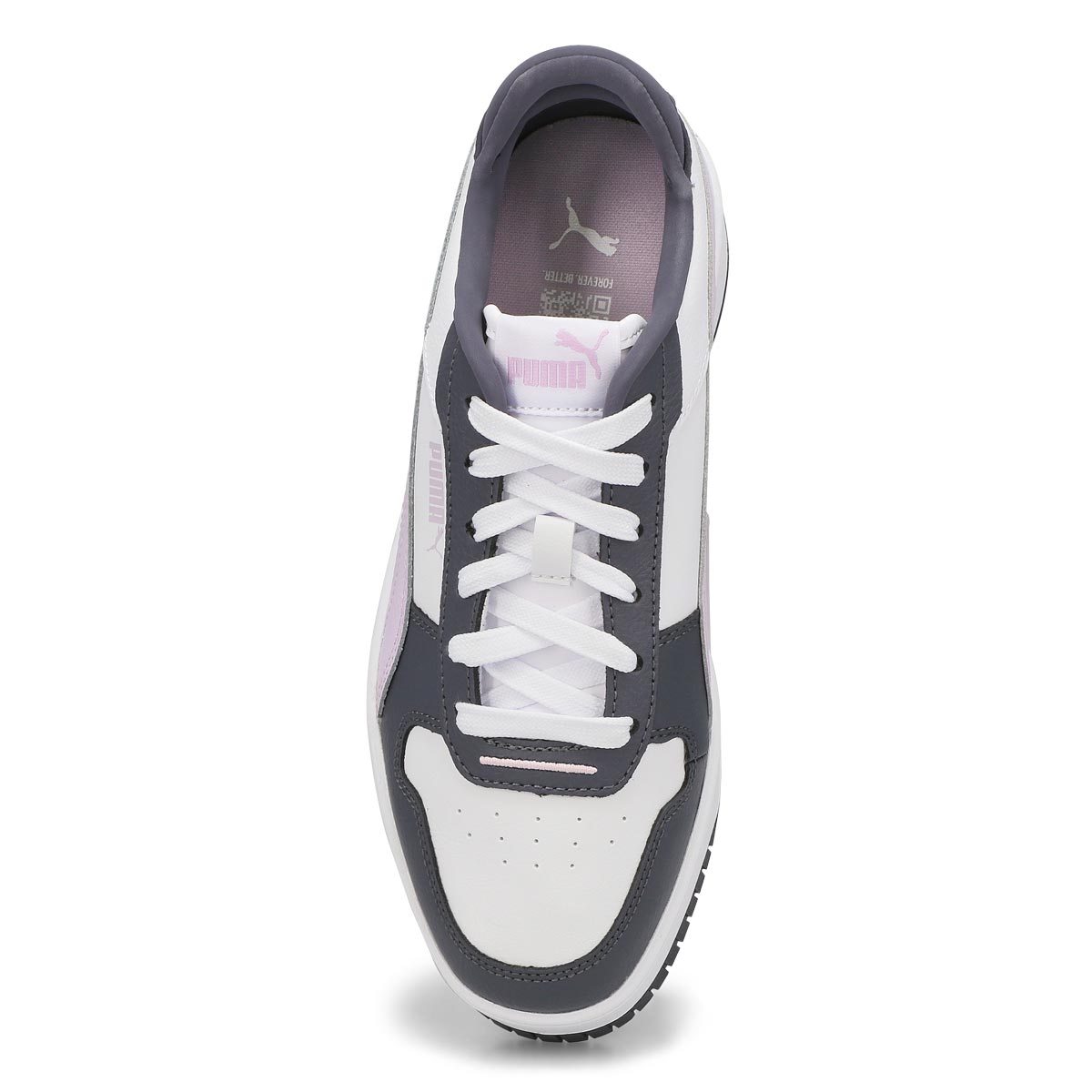 Women's Carina Street Lace Up Sneaker - White/Black/Grey