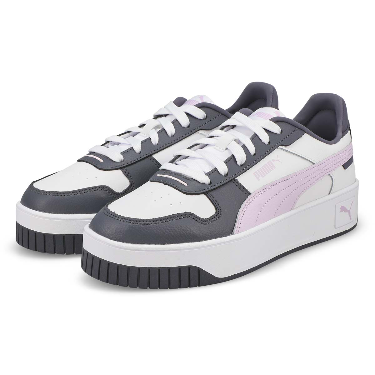 Women's Carina Street Lace Up Sneaker - White/Black/Grey