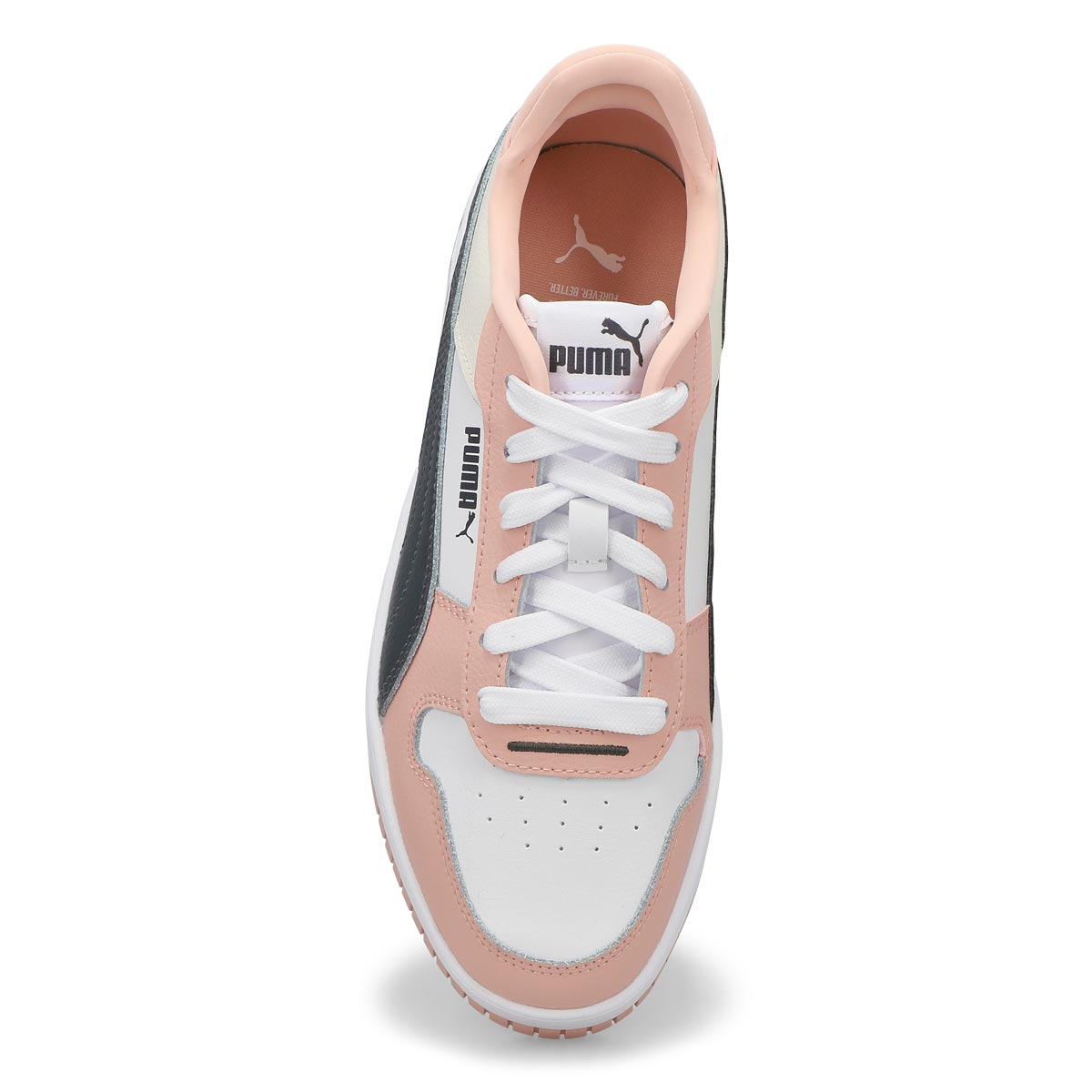 Women's Carina Street Lace Up Sneaker - White/Black/Pink