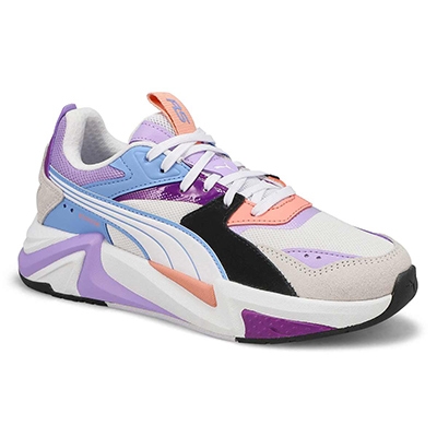 Lds Rs-Pulsoid Sneaker - White/Violet/Black