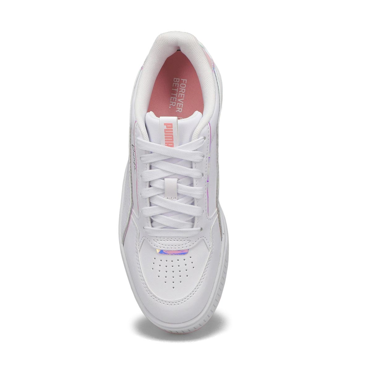 Kids' Kamen Rebelle Crystal Wings Jr Sneaker - White/Peach