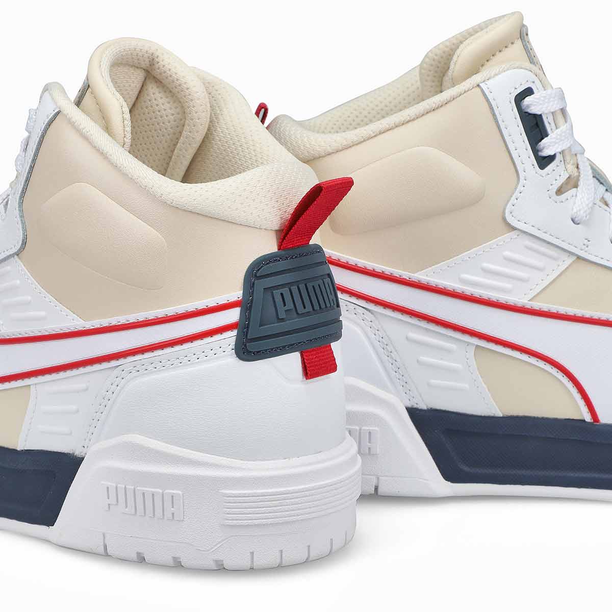 Men's RBD Tech Hi Top Sneaker - White/Navy/Red