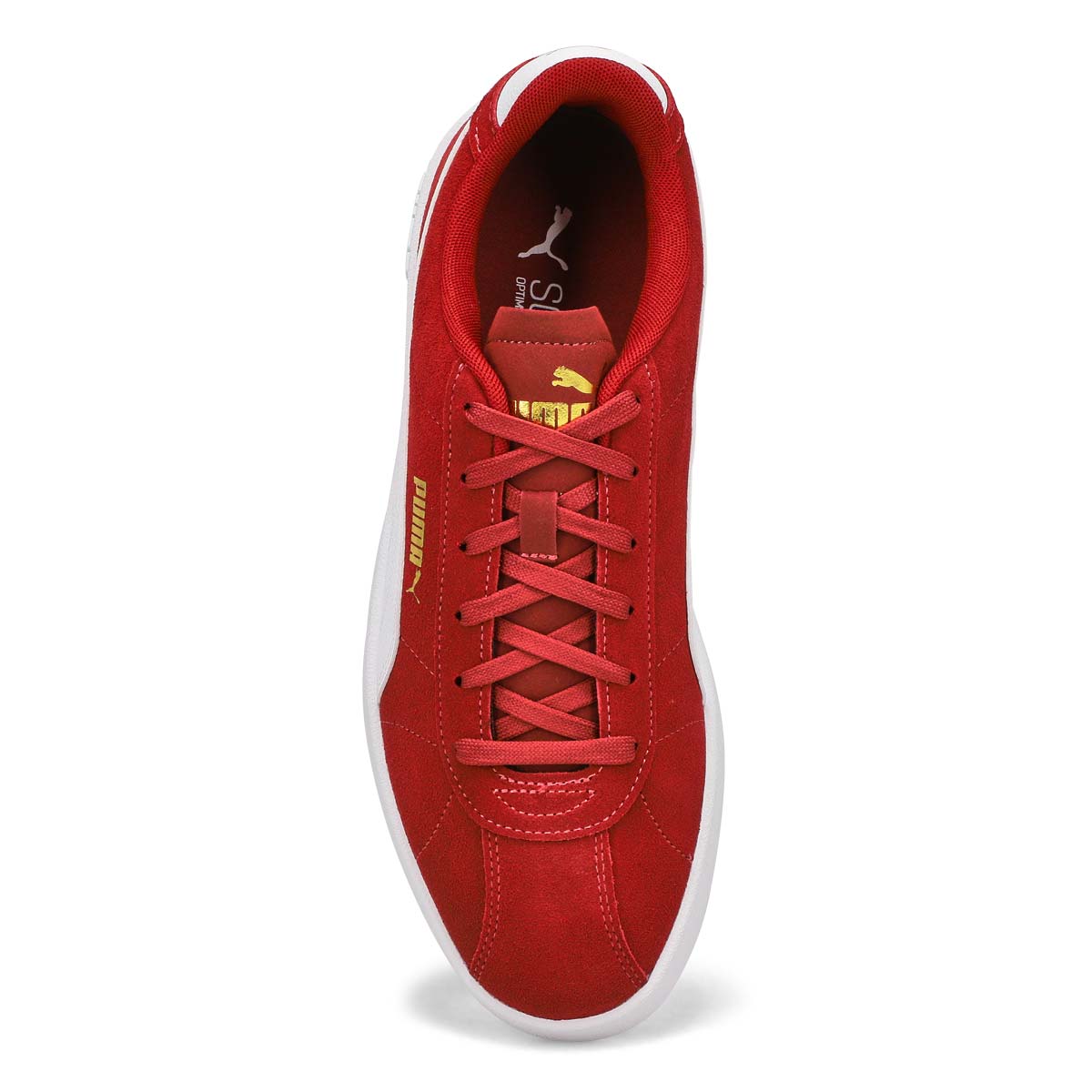 Men's Club ll Lace Up Sneaker - Red/White/Gold