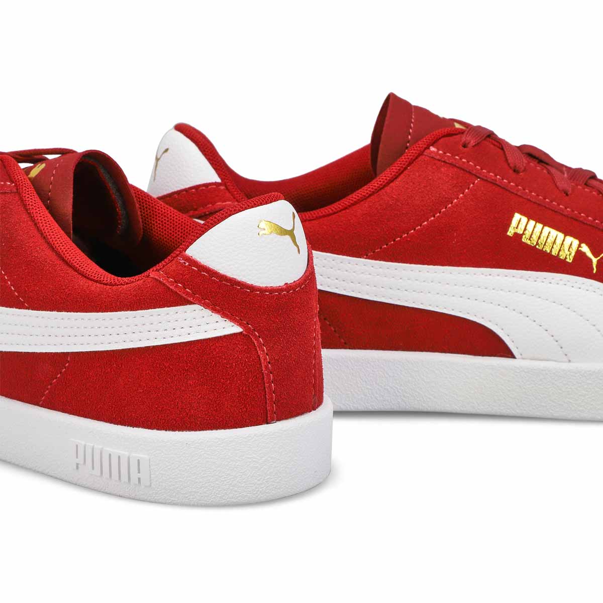 Men's Club ll Lace Up Sneaker - Red/White/Gold