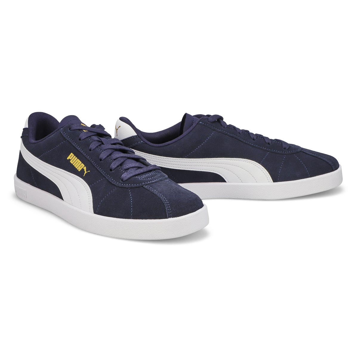 Men's Club ll Lace Up Sneaker - Navy/White/Gold