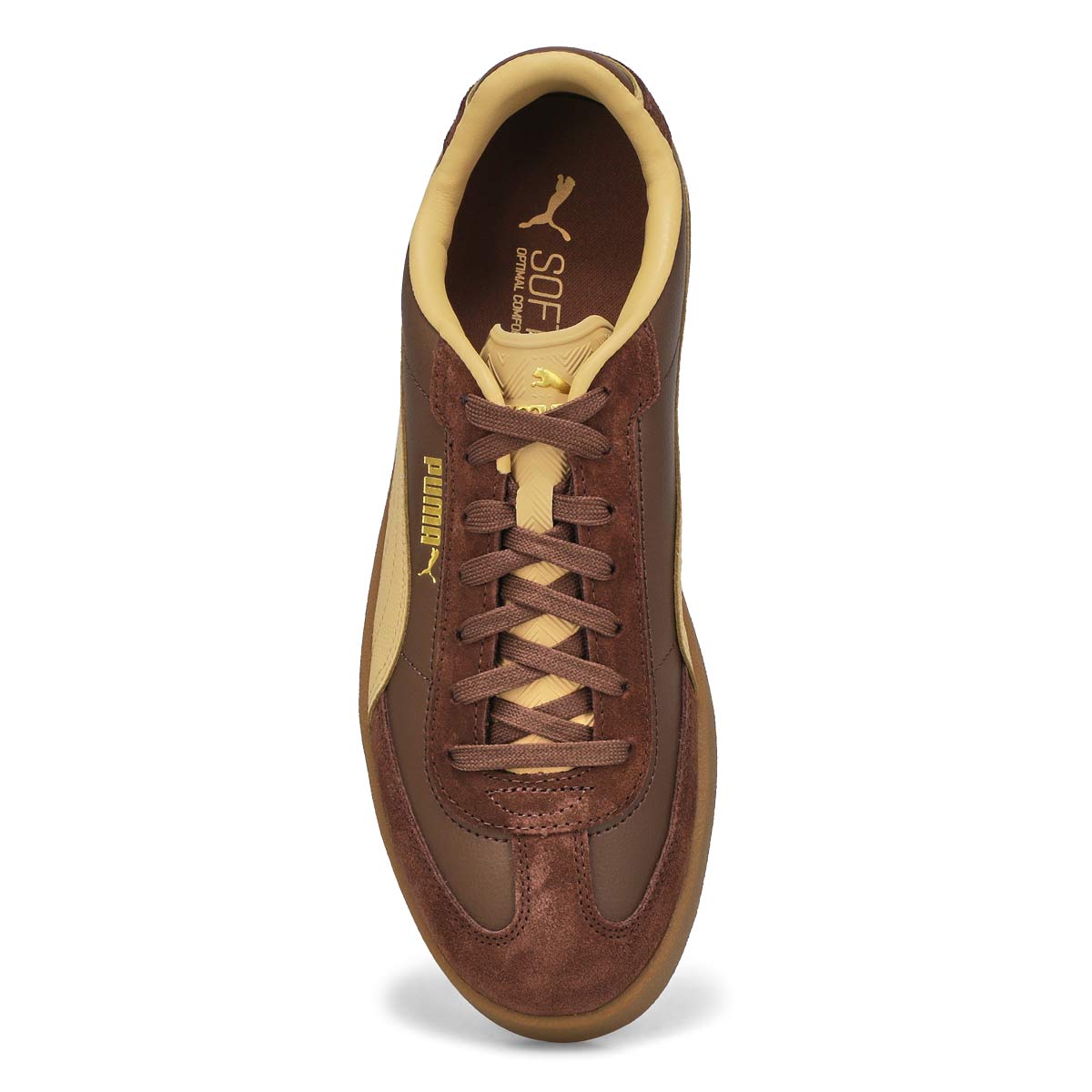 Men's Club Era ll Lace Up Sneaker - Espresso Brown/Sand Dune/Gold