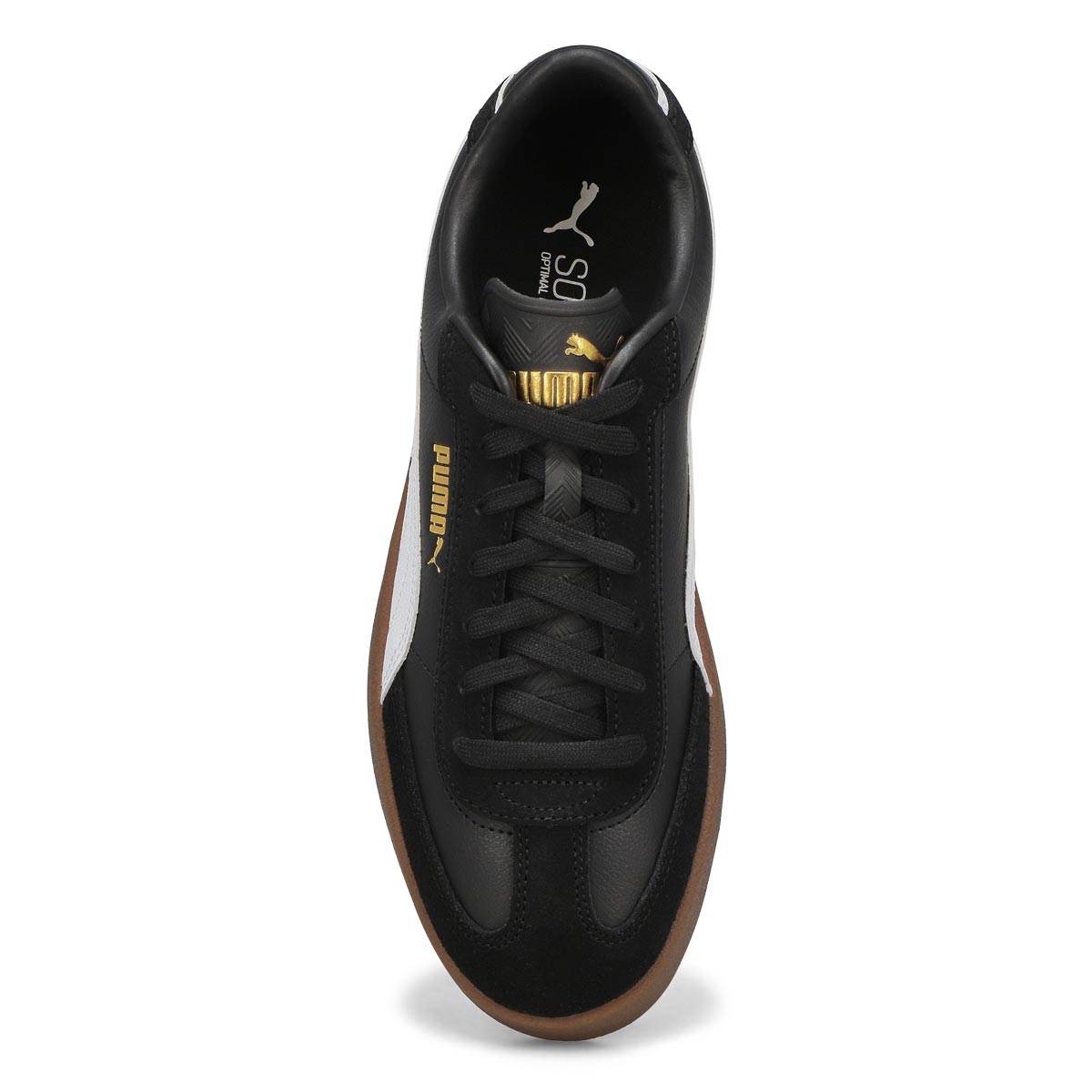 Men's Club Era ll Lace Up Sneaker - Black/White/Gold