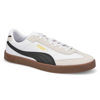 Men's Club ll Era Lace Up Sneaker -  White/Black/Vapor Gray