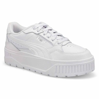 Women's Karmen II Idol Platform Sneaker - White/White/Silver