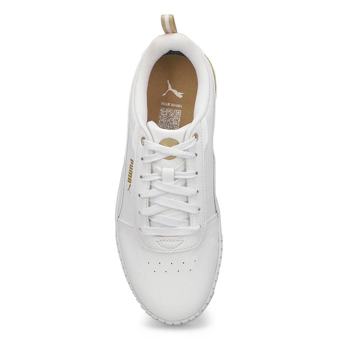 Women's Carina 2.0 Metallic Dream Lace Up Sneaker - White/Matte Gold