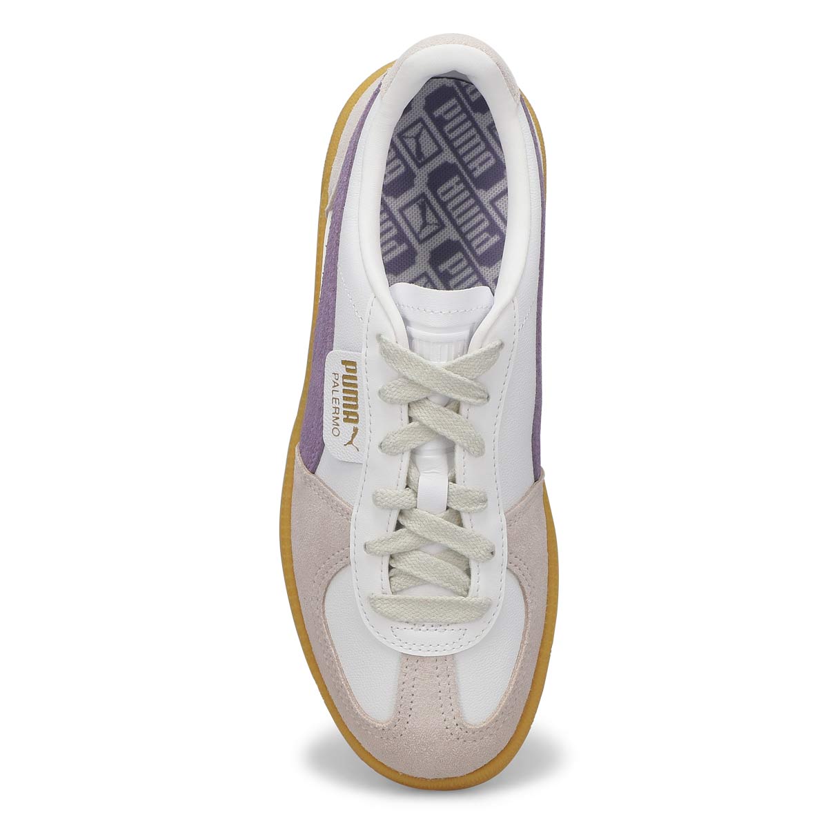 Women's Palermo Leather Lace Up Sneaker - White/Vapor Gray/Gum