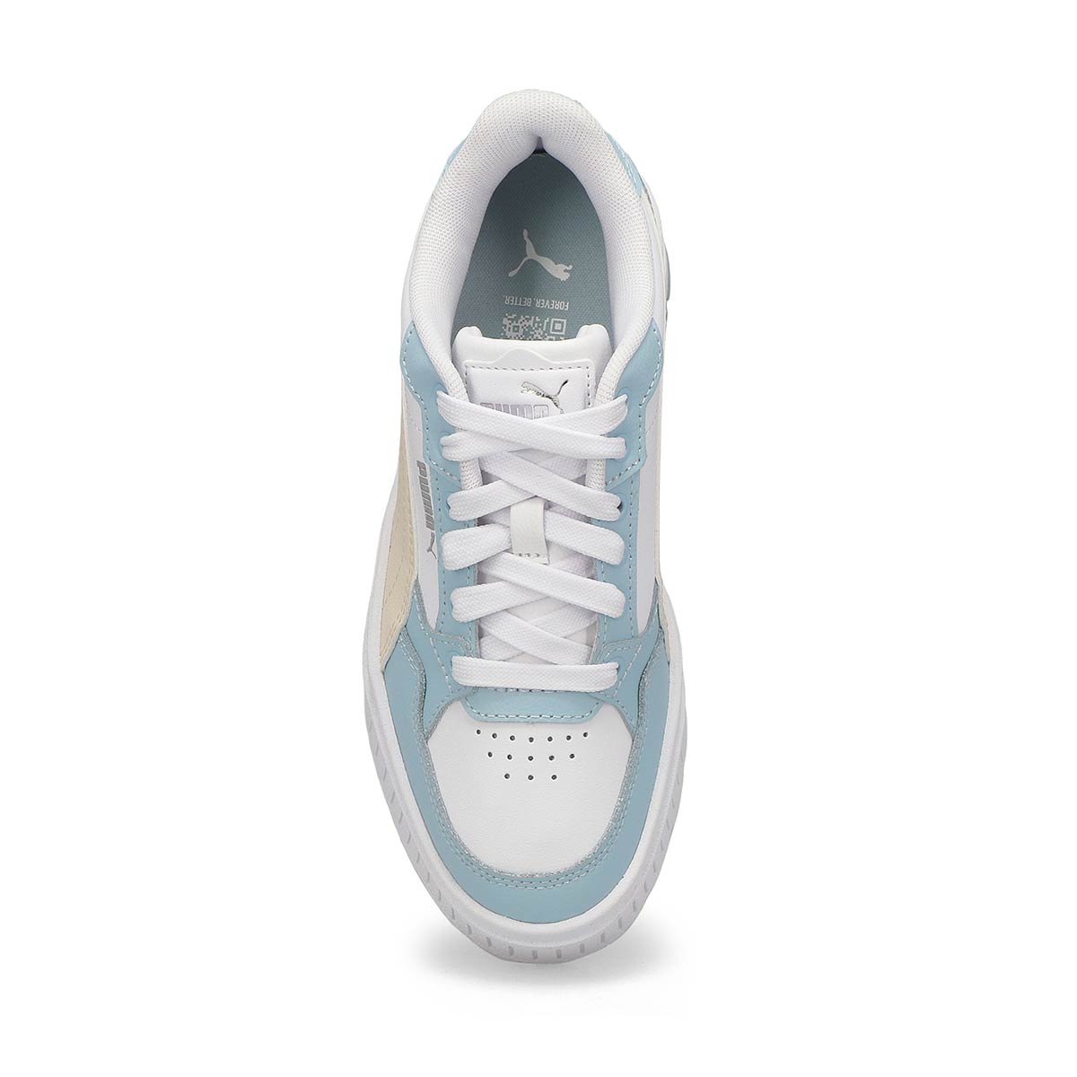 Girls'  Karmen II Idol Jr Platform Sneaker - White/Alpine Snow/Frosted Dew