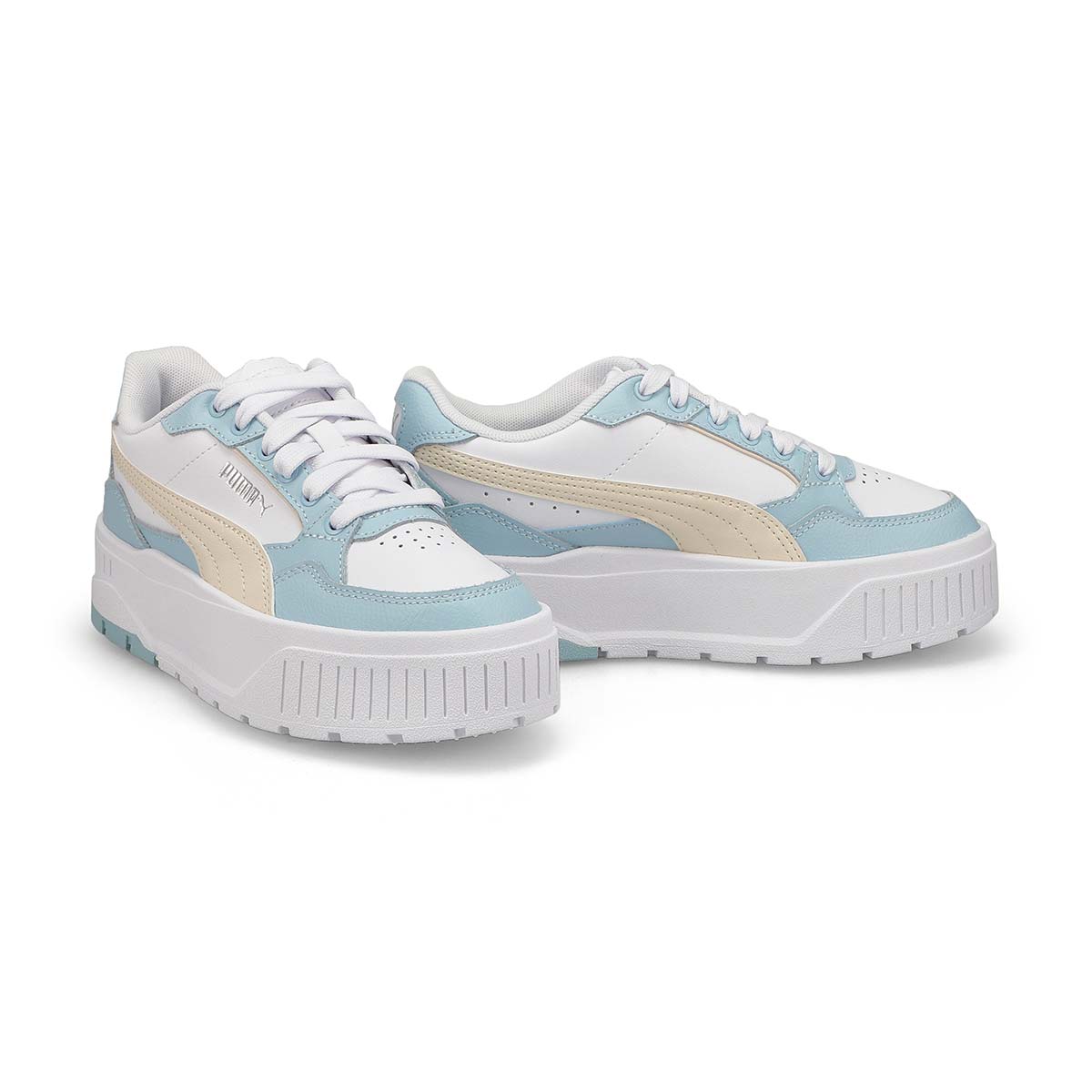 Girls'  Karmen II Idol Jr Platform Sneaker - White/Alpine Snow/Frosted Dew