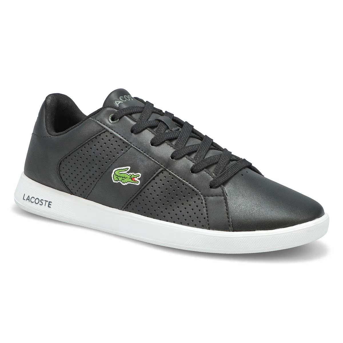 Lacoste Men's Novas 120 1P SMA Sneaker - Whit | SoftMoc.com