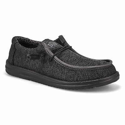 Mns Wally Sox Micro Casual Shoe - Black