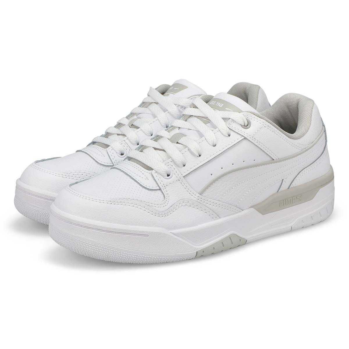 Baskets à lacets REBOUND RETRO, blanc, hommes