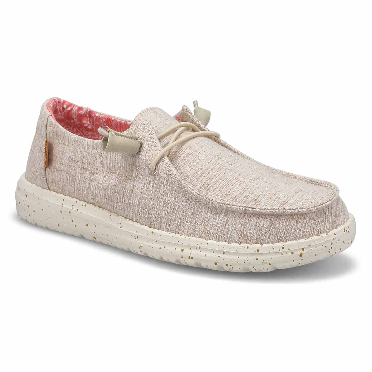 Women's Wendy Chambray Casual Shoe - White/Nut
