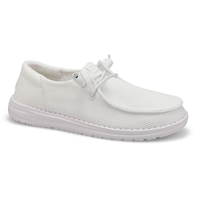 Lds Wendy Funk Mono Casual Shoe - White