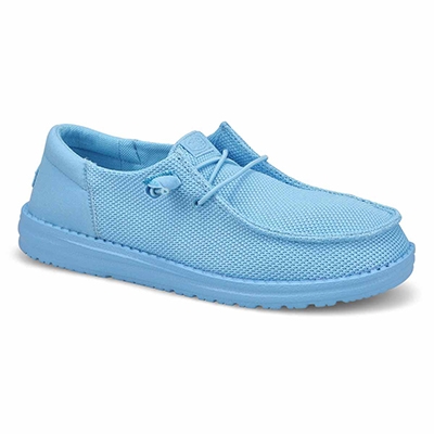 Lds Wendy Funk Mono Casual Shoe - Light Blue