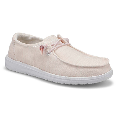 Lds Wendy Star Casual Shoe - Pink
