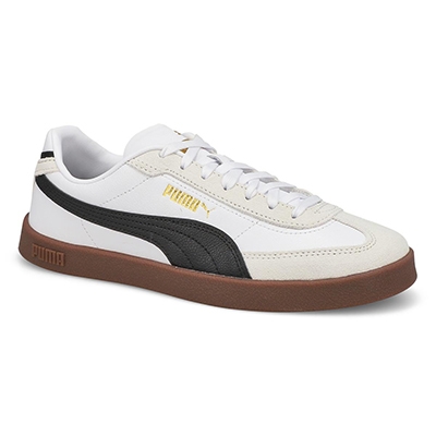 Lds Club II Era Lace Up Sneaker - White/Black/Off White