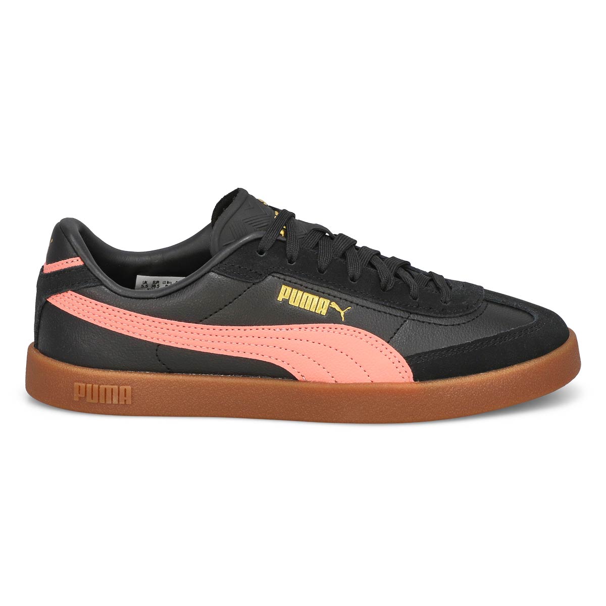 Women's Club II Era Lace Up Sneaker - Black/Pink