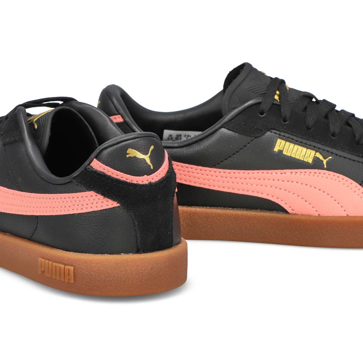 Women's Club II Era Lace Up Sneaker - Black/Pink