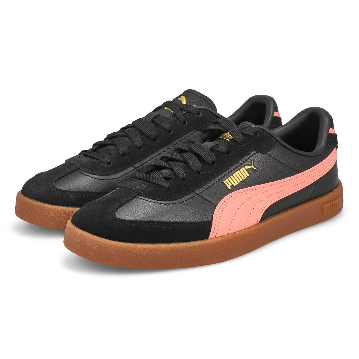 Women's Club II Era Lace Up Sneaker - Black/Pink