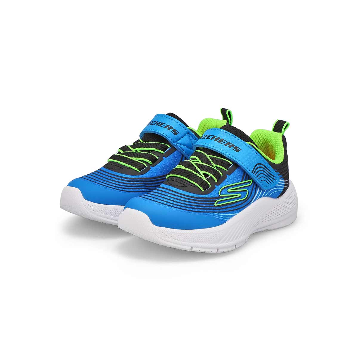 Infants'  Microspec Advance Sneaker - Blue/Lime