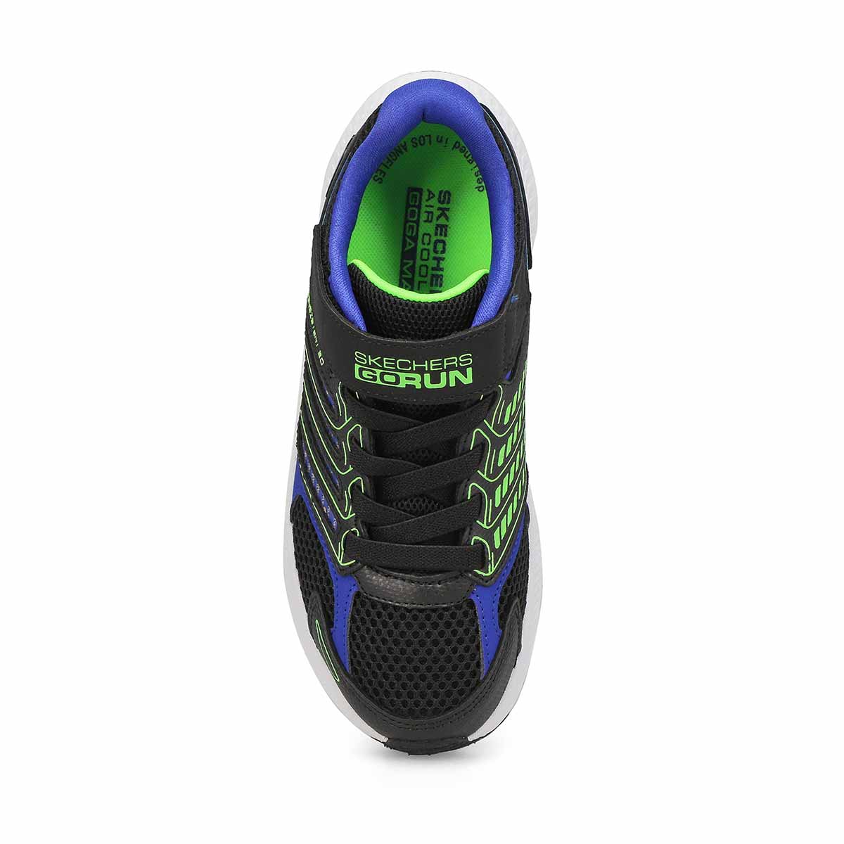 Boys'  Go Run Consistent 2.0 Sneaker - Black/Blue/Lime