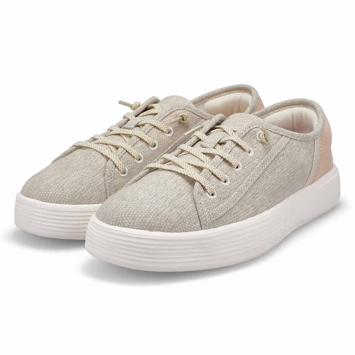 Ladies Cody W Heathered Casual Sneaker - Light Gre