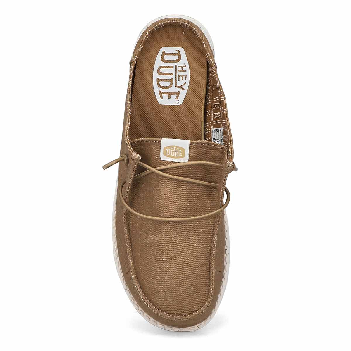 Women's Wendy Slip Classic Canvas Slip On Shoe - Walnut